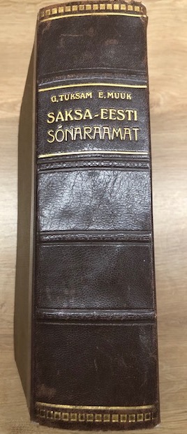 Saksa-Eesti sõnaraamat 1939 (poolnahk köide)